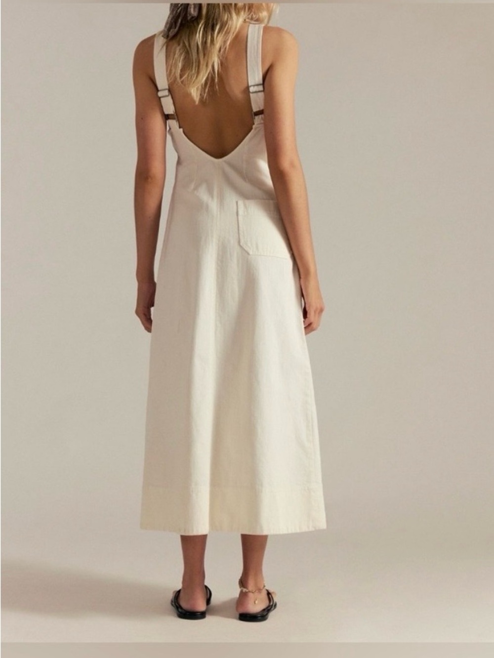 Free People Dex Denim Midi Dress - Picture 2 of 5